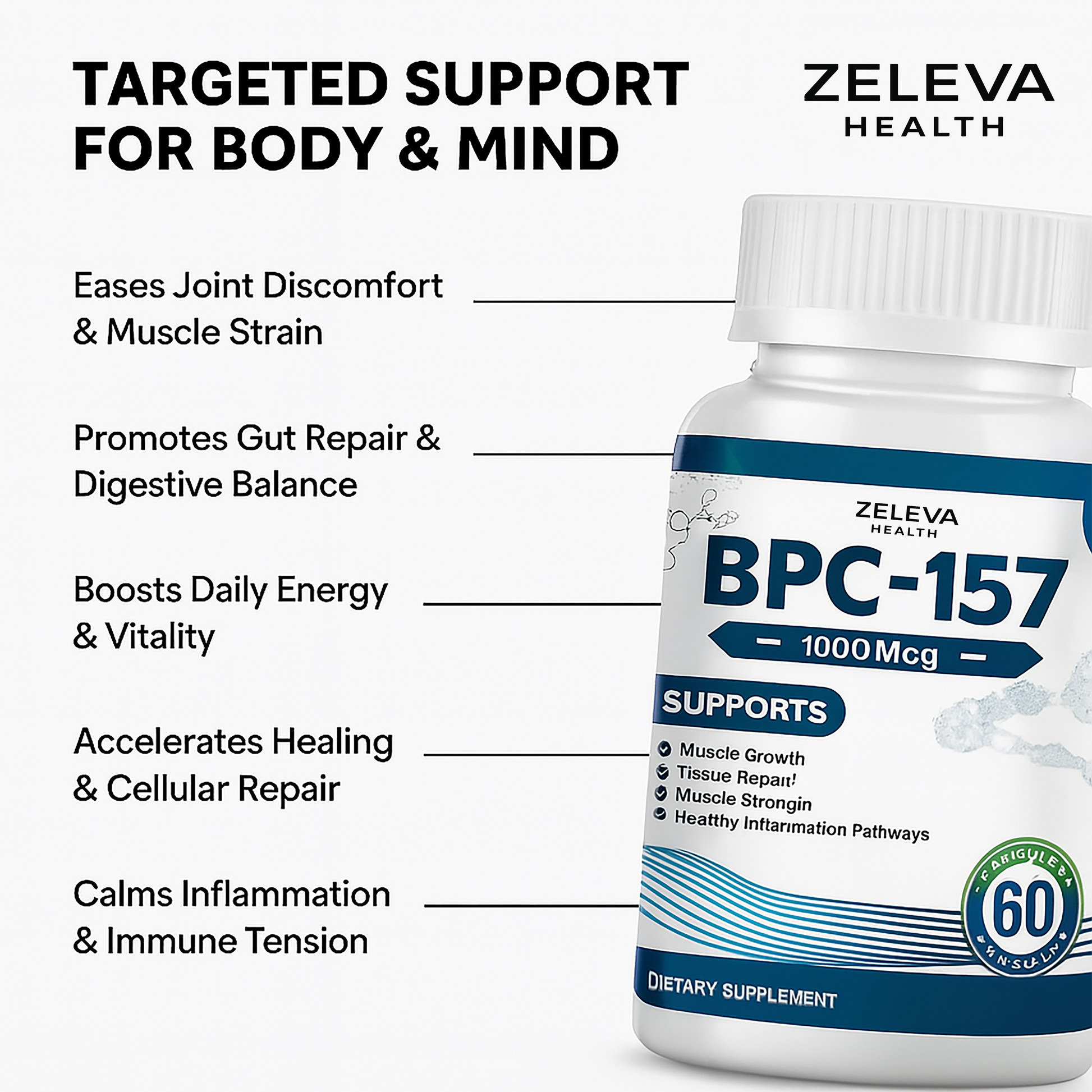 Zeleva Health Body Protection Compound (BPC-157) Zeleva Health Body Protection Compound (BPC-157)